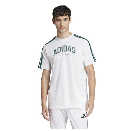 Adidas Ανδρική κοντομάνικη μπλούζα Linear Codes Collegiate Tee